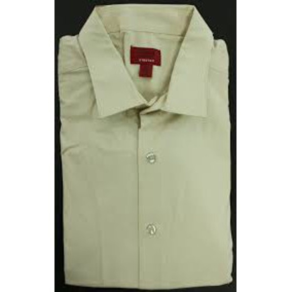 New Mens 17 17 1/2 34/35 Alfani Lime Dress Shirt